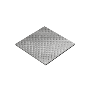 Series 450 Galvanised Steel Checker Plate Cover