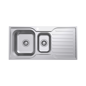 Classic Square 980 1.5 Bowl and Drainer