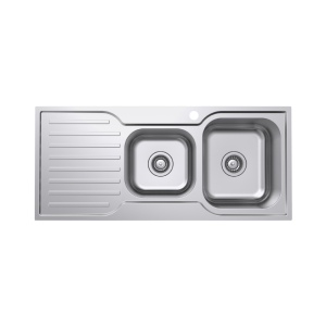 Classic Square 1080 1.75 Bowl and Drainer