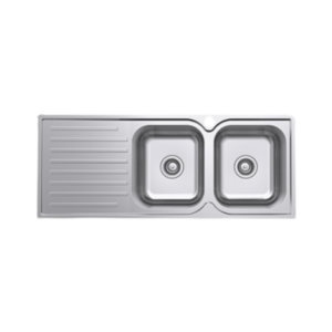 Classic Square 1180 2 Bowl and Drainer