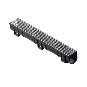 EVERDRAIN PROFESSIONAL Channel with Galvanised Round Bar Grate